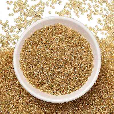 Бледный золотарник 11/0 сорт круглый бисер стеклянный прозрачный X-SEED-Q007-F33-1