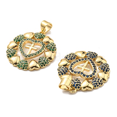 Стойки обшивки латунь кубического циркония подвески KK-D026-13G-1