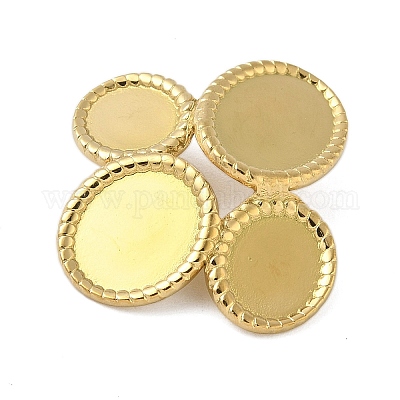 Оправы для подвесок из нержавеющей стали 304 в виде кабошонов STAS-D376-21G-1