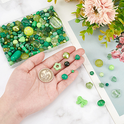 4 пакетик акриловых бусин MACR-WR0001-03B-1