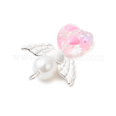 6 шт. подвески из двухцветной стеклянной эмали PALLOY-JF04112-1