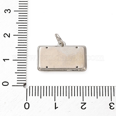 Латунные микро проложить кубического циркония подвески KK-P308-36P-1