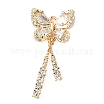 Латунные микро проложить кубического циркония подвески KK-S531-13G-A-1