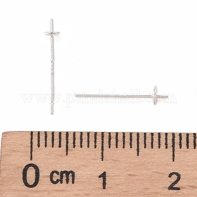 925 Sterling Silber Ohrstecker Zubehör&nbsp;STER-K167-027A-S-1