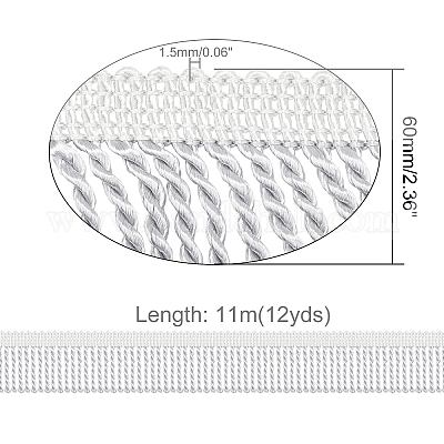 Задняя часть штор из полиэстера&nbsp;AJEW-WH0002-27B-1