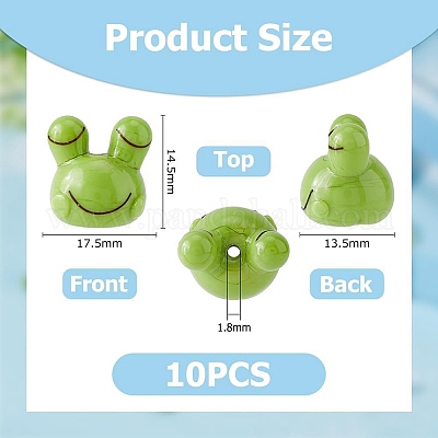 10шт бусины лэмпворк ручной работы LAMP-HS0001-03-1