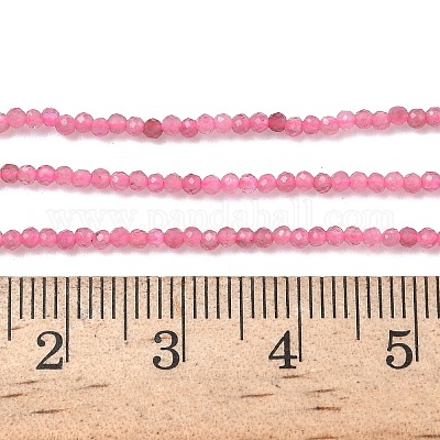 Натуральный розовый турмалин бисер нитей G-P457-A01-14H-1