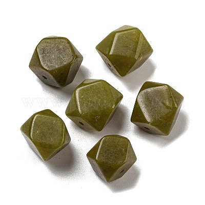Perle di giada bianca naturale tinti&nbsp;G-B070-06-1