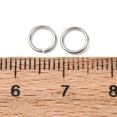 Открытые соединительные кольца из нержавеющей стали марки 304 STAS-N015-10-6x0.8mm-1