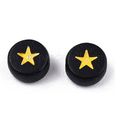 Непрозрачные акриловые бусины X-PACR-N006-006A-02A-1