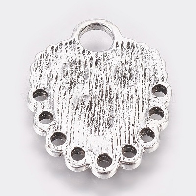 Экологичные застежки-крючки из цинкового сплава PALLOY-WH0031-02AS-1