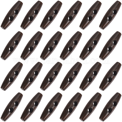 70 шт. пуговицы из натурального дерева WOOD-GF0002-29A-1