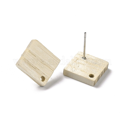 Фурнитура для серег из ясеня EJEW-N017-011F-1