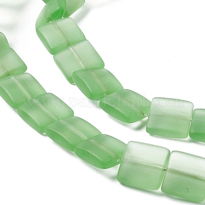 Прозрачные бусины из матового стекла FGLA-S001-01D-1