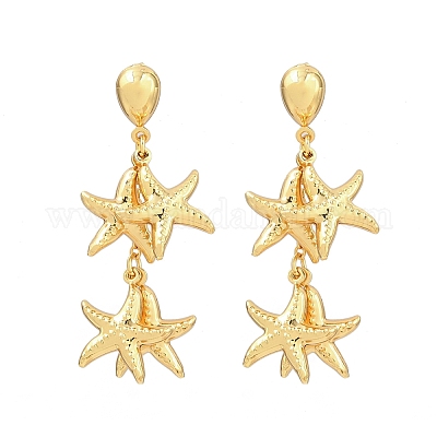 Серьги-гвоздики из нержавеющей стали 304 EJEW-P325-05F-G-1