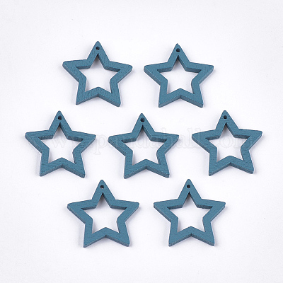 Расписные подвески из тополя WOOD-T021-10J-1