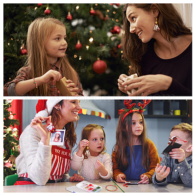 Комплекты ювелирных украшений на рождественскую тему DIY-WH0223-92-1