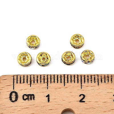 Латунь марки А горный хрусталь Spacer бисер&nbsp;RSB034NFG-1