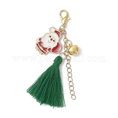 Рождественские украшения из сплава эмали HJEW-JM04122-1