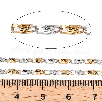 Двухцветные цепочки Lumachina из нержавеющей стали 304&nbsp;CHS-P028-02A-1