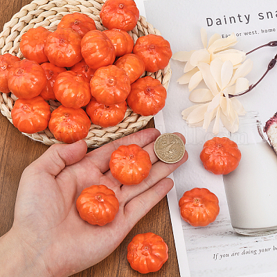 Миниатюрная имитация тыквы из пенопласта DJEW-WH0063-36-1