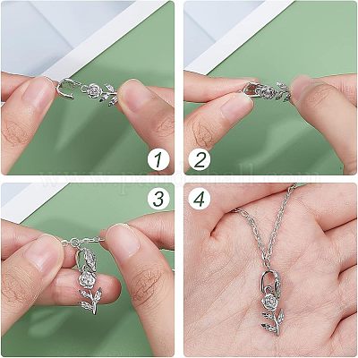 16 шт. 8-х стилевые латунные микрофибровые скобы для ледоруба с кубическим цирконием ZIRC-FH0001-32-1