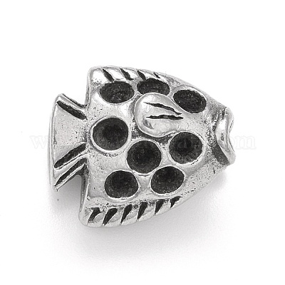 Европейские бусины из нержавеющей стали 304 STAS-G256-07AS-1