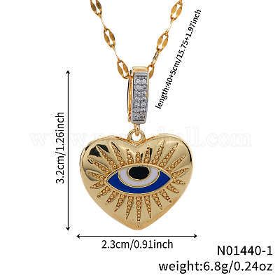 Модные латунные подвески с синей эмалью GL7678-2-1