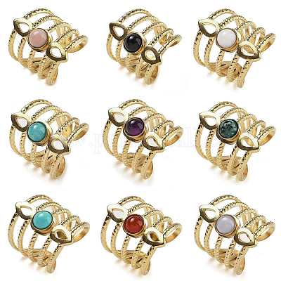 Натуральные и синтетические драгоценные камни RJEW-U027-08G-1