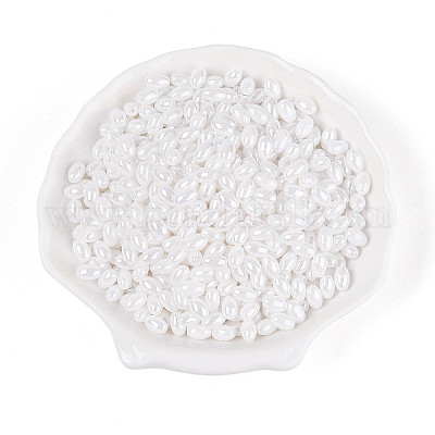 Непрозрачные цвета блестящие стеклянные бусины SEED-N008-02A-01-1