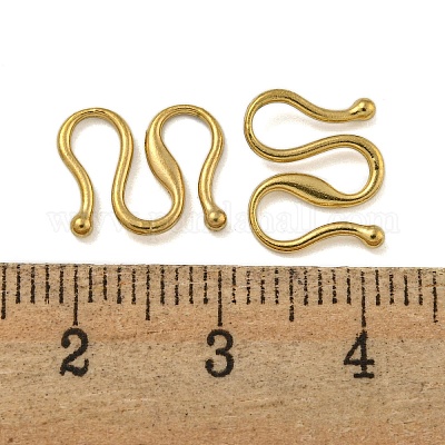 Ионное покрытие (ip) 304 нержавеющая сталь S-образные застежки STAS-U007-19B-G-1