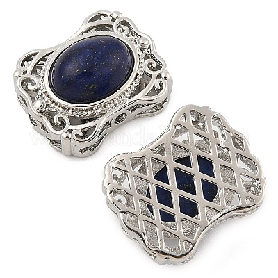 Натуральные ляпис-лазурь многонитевые звенья KK-M304-05P-03-1