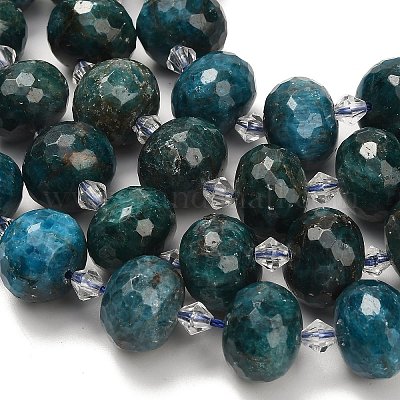 Natürliche Apatit Perlen Stränge&nbsp;G-L642-I08-18x13mm-1