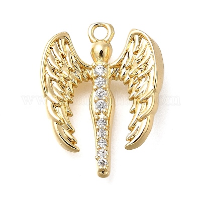 Латунные микро проложить кубического циркония подвески KK-U061-16G-1