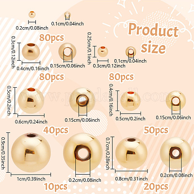 360 шт. 7 стиля стойки для гальванизации латунных бусин KK-AN0001-08-1