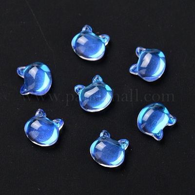 Стеклянные кабошоны с гальванического покрытием EGLA-D007-03-1