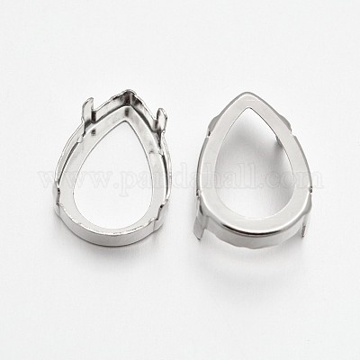 Плоская каплевидная латунь KK-N0084-A02-7x10-1