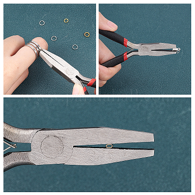  5 Pliers for Chain Link Removal Flat/Round Nose Jewelry Making  Wire Wrapping Coiling Repair Tool : Arts, Crafts & Sewing