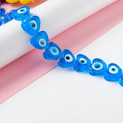 Ручной зло бусины глаз&nbsp;LAMP-F021-02A-1