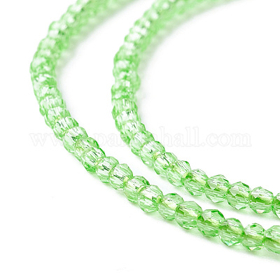 Прозрачные стеклянные бусины GLAA-C019-01A-25-1