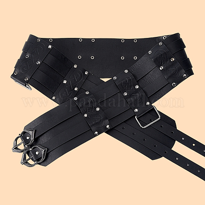 Винтажные ремни из искусственной кожи и сплава для мужчин AJEW-WH20060-49A-1