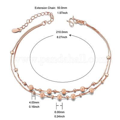 925 серебряный браслет на ногу JA64A-1