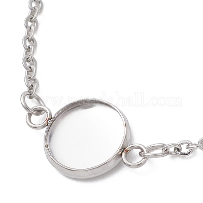 Изготовление браслета-слайдера из нержавеющей стали 304 BJEW-JB12959-01-1