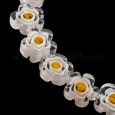 Ручной работы millefiori стеклянные бусины нитки LAMP-G164-03O-1