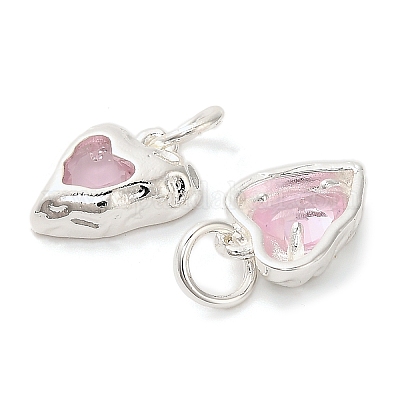 Латунные микро проложить кубического циркония подвески KK-U067-10P-03-1