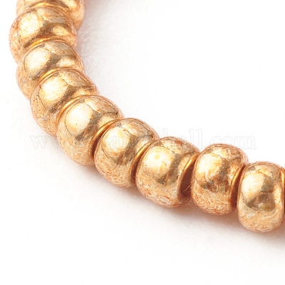 Кольца ручной работы из бисера рокайль RJEW-JR00368-02-1