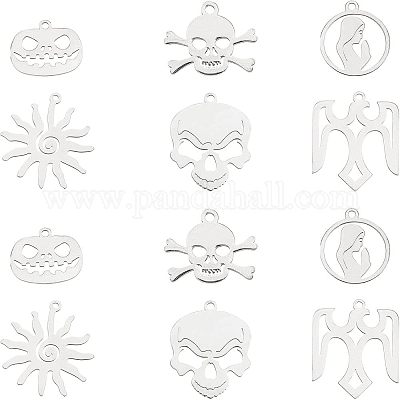 12 шт. 6 подвески из нержавеющей стали 201 STAS-UN0020-22P-1