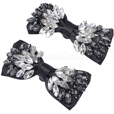 Украшение обуви из нетканого материала с бантом FIND-WH0139-290C-1