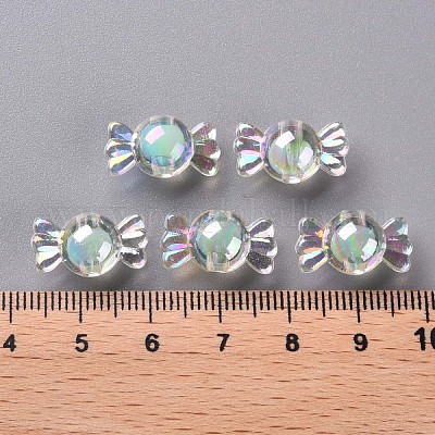 Прозрачные акриловые бусины TACR-S152-03B-SS2111-1