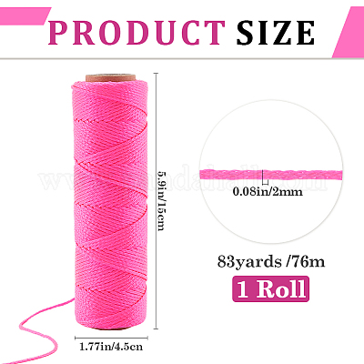 Corde piatte intrecciate in nylon da 76 m&nbsp;NWIR-WH20001-01A-1